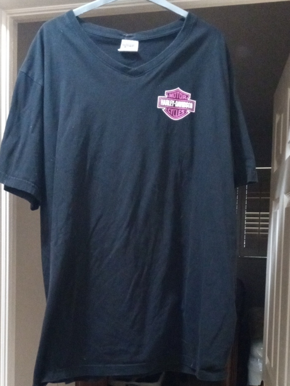Harley-Davidson Men’s Black V-Neck Logo T-Shirt